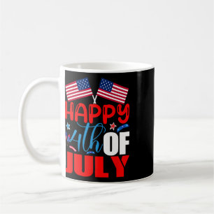 Taza De Café Feliz 4 de julio día de la independencia de EE. UU