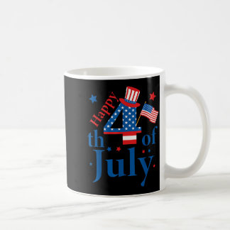 Taza De Café Feliz 4 de julio día de la independencia Patriótic
