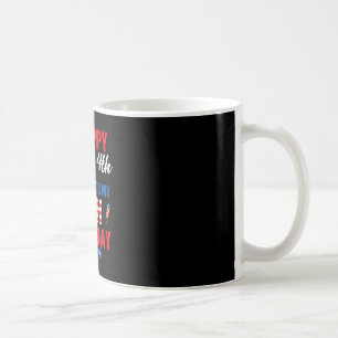 Taza De Café Feliz 4 de julio y sí es mi cumpleaños 11 11 años
