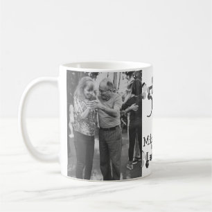 Taza De Café Feliz 50° aniversario agregar pareja fecha de matr