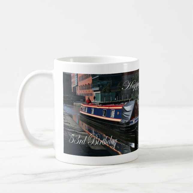 Taza De Café Feliz 53.º barco del canal (Izquierda)