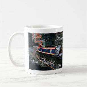 Taza De Café Feliz 94º Nacimiento del barco del canal