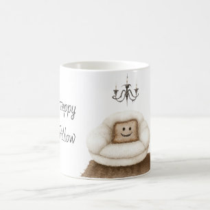Taza De Café Feliz Almohada Araña de Halloween