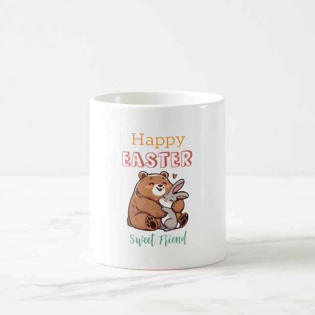 Taza De Café Feliz Amigo de Pascua (Centro)