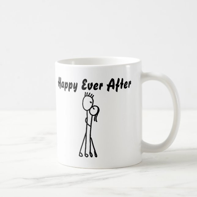 Taza De Café Feliz año después, Boda obsequia con café (Derecha)