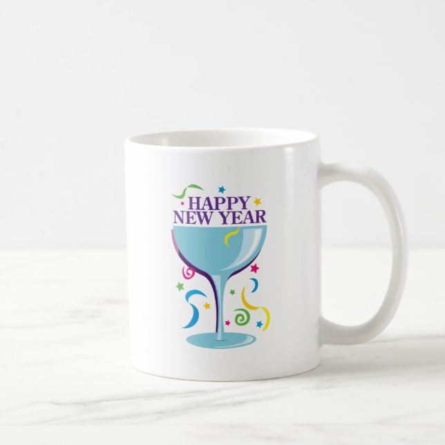 Taza De Café Feliz Año Nuevo (Derecha)