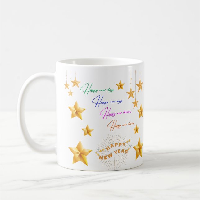 Taza De Café Feliz año nuevo (Izquierda)