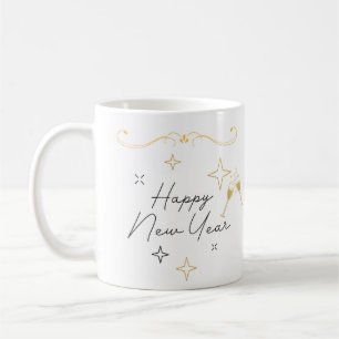 Taza De Café Feliz Año Nuevo