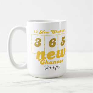 Taza De Café Feliz Año Nuevo 12 Nuevos Capítulos 365 Nuevas Opo