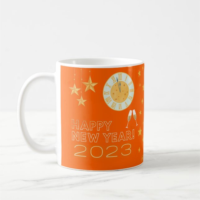 Taza De Café feliz año nuevo 2023 (Izquierda)