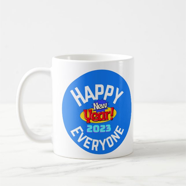 Taza De Café feliz año nuevo 2023 para todos (Izquierda)