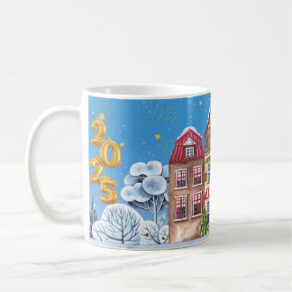 Taza De Café Feliz Año Nuevo 2025