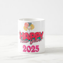 Taza De Café Feliz Año Nuevo 2025