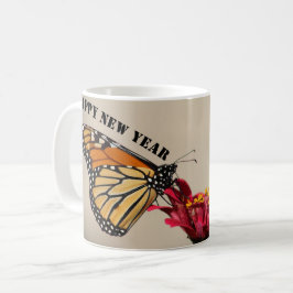Taza De Café Feliz Año Nuevo 2025 amor natural