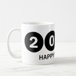 Taza De Café "¡Feliz Año Nuevo 2025 🎆 Extravaganza de fuegos a