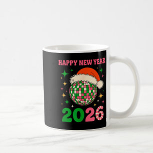 Taza De Café Feliz Año Nuevo 2026-2026 - Bola de Disco
