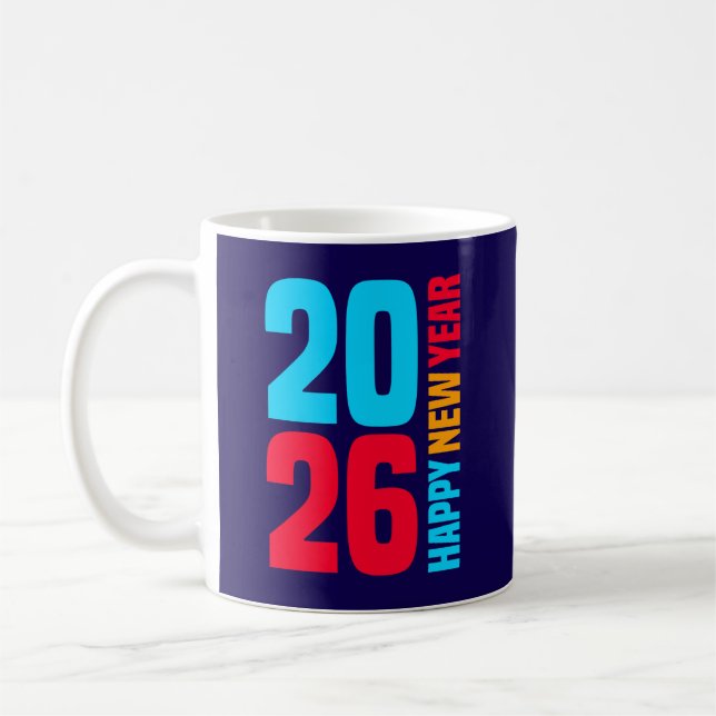 Taza De Café Feliz Año Nuevo 2026-34568 (Izquierda)