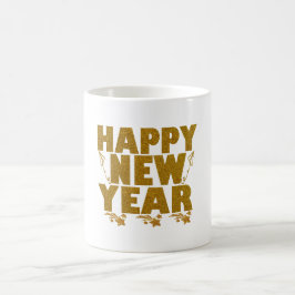 Taza De Café Feliz Año Nuevo 2026 Fiesta Familiar de Nochevieja