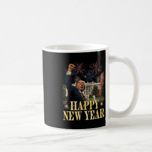 Taza De Café Feliz año nuevo Fiesta 2025 Trump 2024