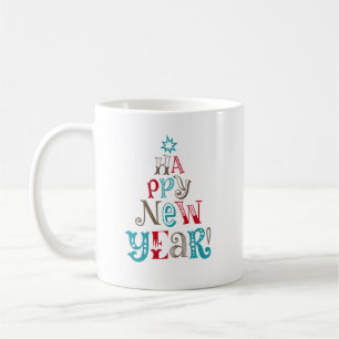 Taza De Café Feliz Año Nuevo Mug