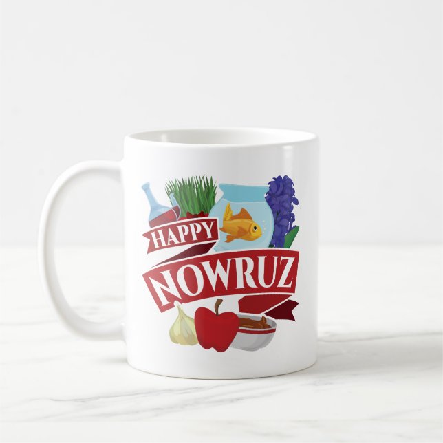 Taza De Café Feliz Año Nuevo persa (Izquierda)