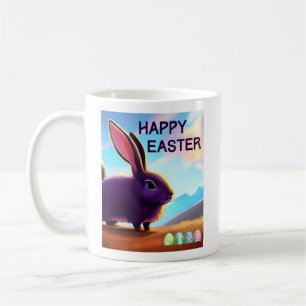 Taza De Café Feliz arte conceptual de Pascua