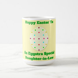 Taza De Café Feliz asesinato de yerno en Pascua