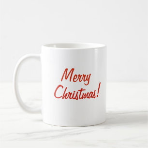 TAZA DE CAFÉ FELIZ BASURA DE NAVIDAD (BLANCO)