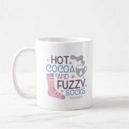 Taza De Café Feliz Cacao Caliente De Invierno Y Calcetines Dulc