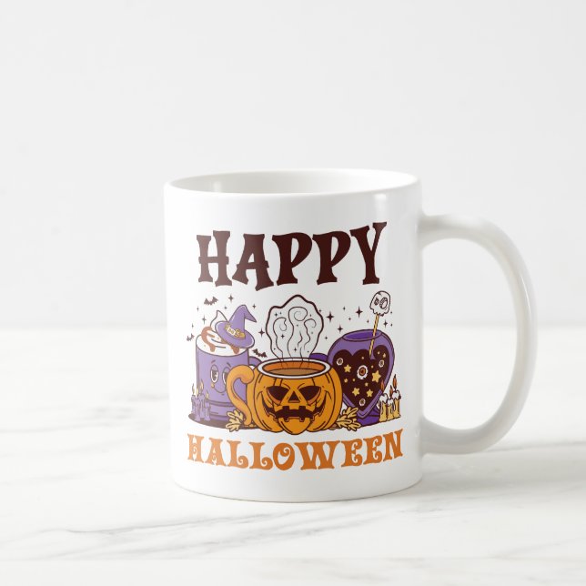 Taza De Café Feliz café de Halloween Brew (Derecha)