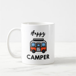 Taza De Café Feliz camper para los que aman el camping