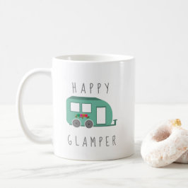 Taza De Café Feliz camping femenino RV