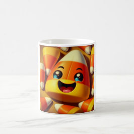 Taza De Café Feliz Candy Corn