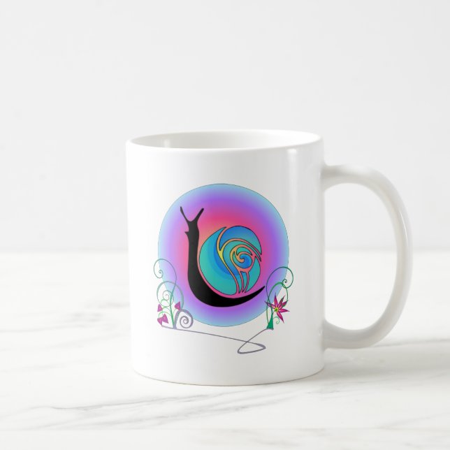 Taza De Café Feliz caracol (Derecha)