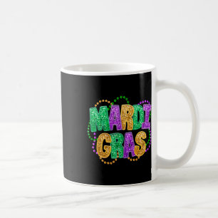 Taza De Café Feliz Carnaval de Mardi Gras Martes de Carnaval
