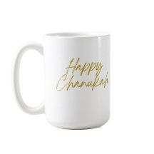 Feliz Chanukah Classic Mug, 15 oz