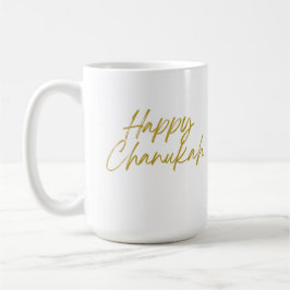 Taza De Café Feliz Chanukah Classic Mug, 15 oz