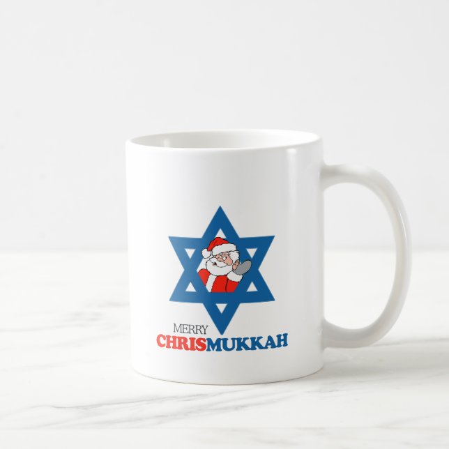 Taza De Café Feliz Chrismukkah - (Derecha)