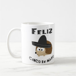 Taza De Café Feliz Cinco De Mayo Hedgehog