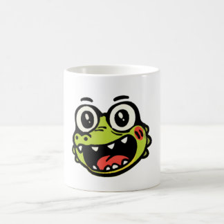 Taza De Café feliz cocodrilo