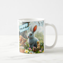 Taza De Café Feliz Conejo de Pascua