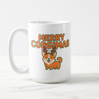 Taza De Café Feliz Corgimas divertido regalo de Navidad para ma