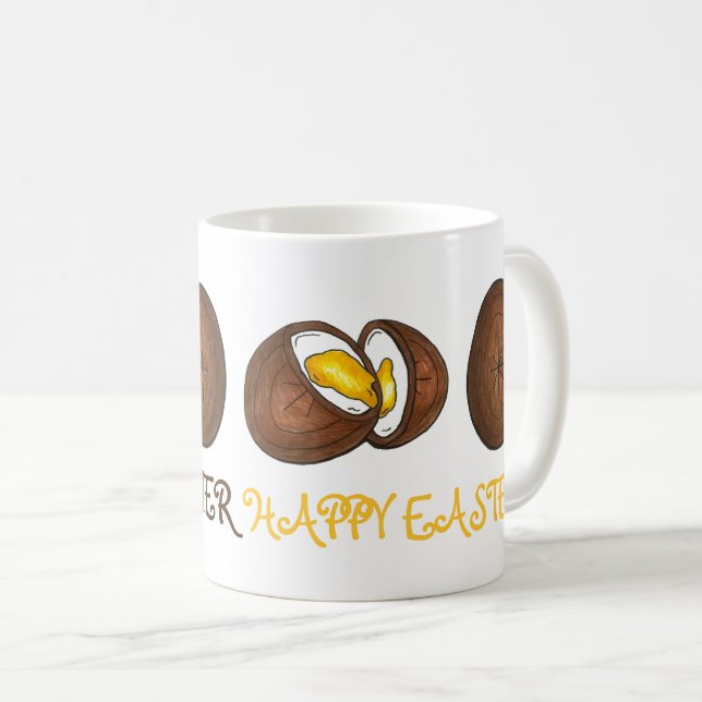 Taza De Café Feliz Crema de chocolate de Pascua Huevo de Candy (Anverso derecho)