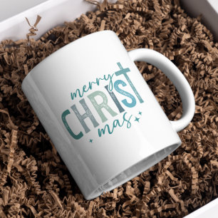 Taza De Café Feliz Cristo y cristiano Boho Año del Personalizad