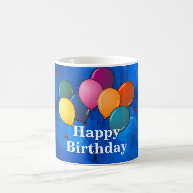 Taza De Café Feliz Cumpleaños  (Centro)