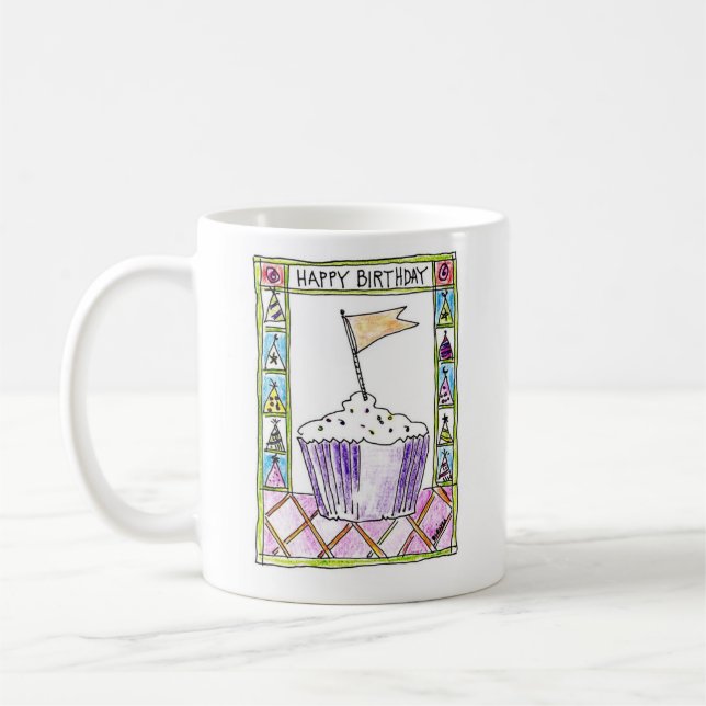 Taza De Café Feliz cumpleaños (Izquierda)