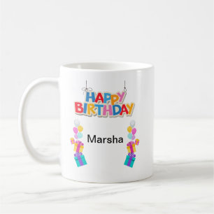 Taza De Café Feliz cumpleaños