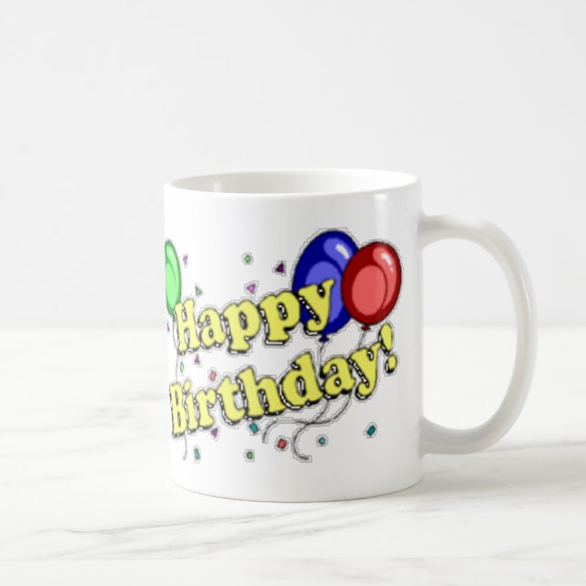 Taza De Café Feliz cumpleaños (Derecha)