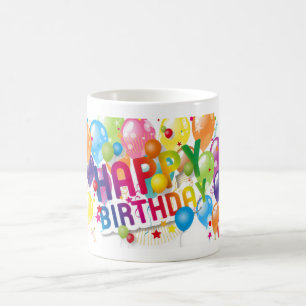 Taza De Café Feliz cumpleaños