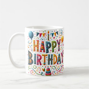 Taza De Café Feliz Cumpleaños